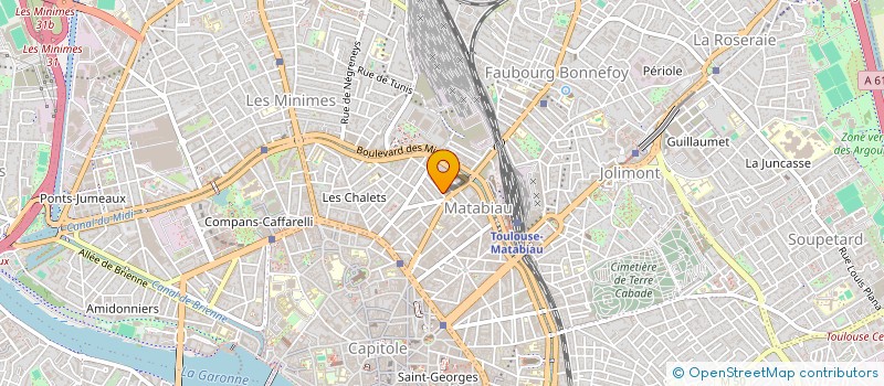 localisation de l'entreprise MONSIEUR MATHIEU BLANC à TOULOUSE