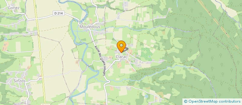 localisation de l'entreprise MONSIEUR MATHIEU BLANCHETEAU  LOURDES