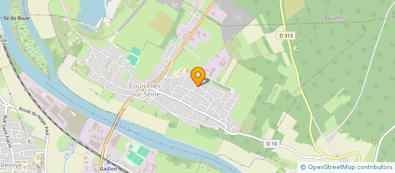 localisation de l'entreprise MONSIEUR MATHIEU BLANGY  COURCELLES-SUR-SEINE