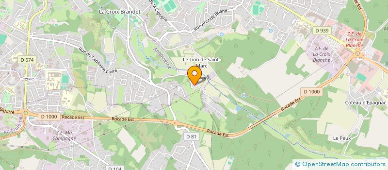localisation de l'entreprise MONSIEUR MATHIEU BLARDONE à ANGOULEME