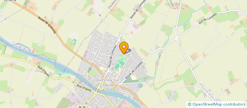 localisation de l'entreprise MONSIEUR MATHIEU BLOMME  QUESNOY-SUR-DEULE