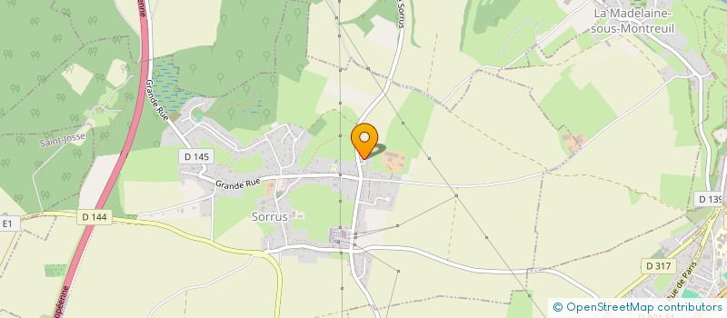 localisation de l'entreprise MONSIEUR MATHIEU BOIDIN  SORRUS