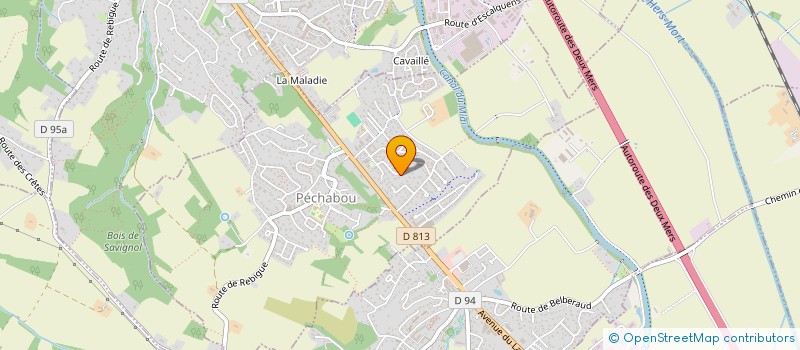 localisation de l'entreprise MONSIEUR MATHIEU BOIREAU  PECHABOU