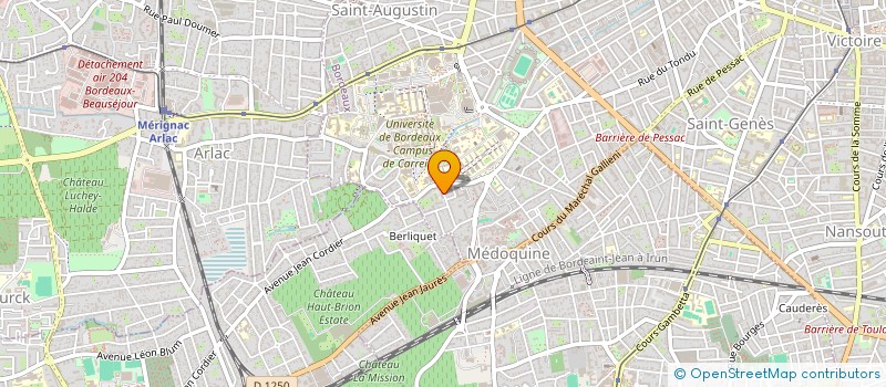 localisation de l'entreprise MONSIEUR MATHIEU BOISSEL  BORDEAUX