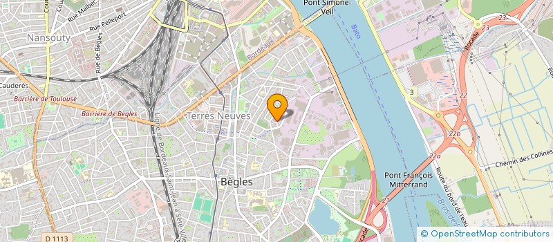 localisation de l'entreprise MONSIEUR MATHIEU BOISSET à BEGLES