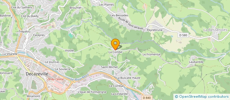 localisation de l'entreprise MONSIEUR MATHIEU BOIVIN  DECAZEVILLE