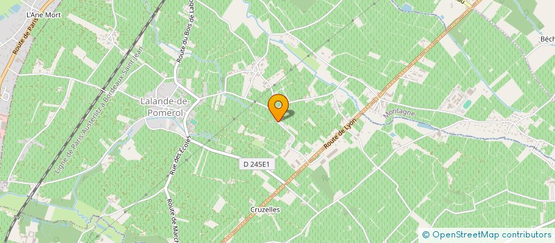 localisation de l'entreprise MONSIEUR MATHIEU BOLLENBACH  LALANDE-DE-POMEROL