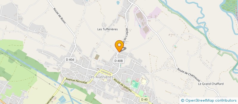 localisation de l'entreprise MONSIEUR MATHIEU BOMBART  LES AVENIERES VEYRINS-THUELLIN