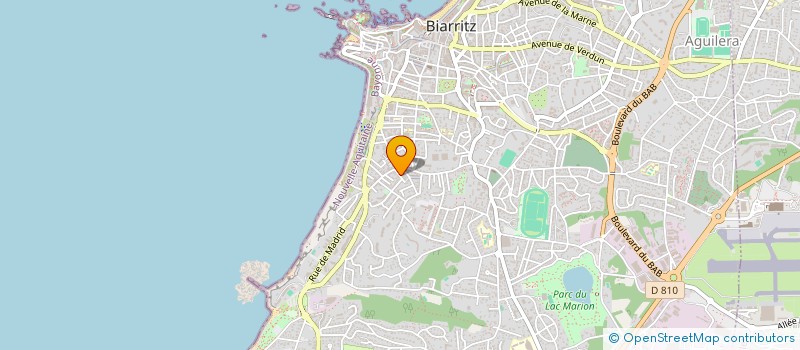 localisation de l'entreprise MONSIEUR MATHIEU BONARDI à BIARRITZ