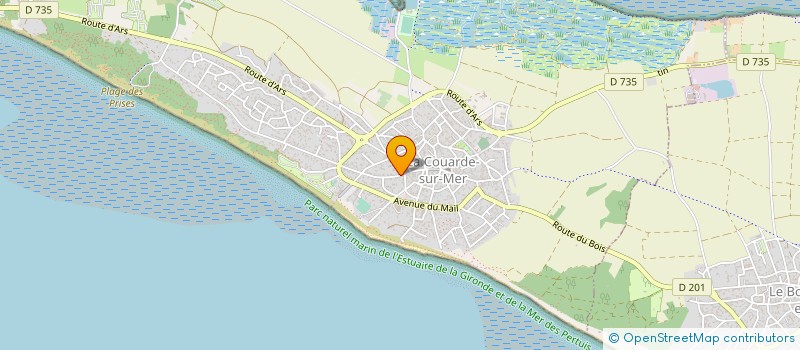 localisation de l'entreprise MONSIEUR MATHIEU BONITON  LA COUARDE-SUR-MER