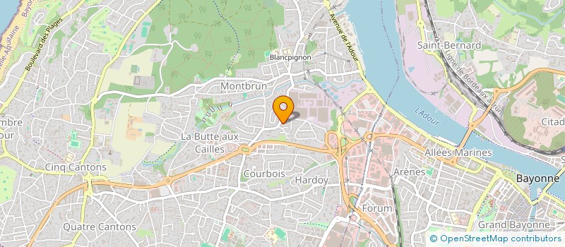 localisation de l'entreprise MONSIEUR MATHIEU BONNEHON  ANGLET