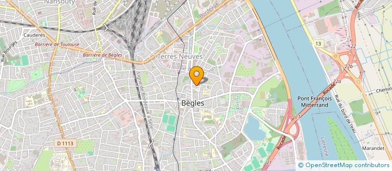 localisation de l'entreprise MONSIEUR MATHIEU BONNIN à BEGLES