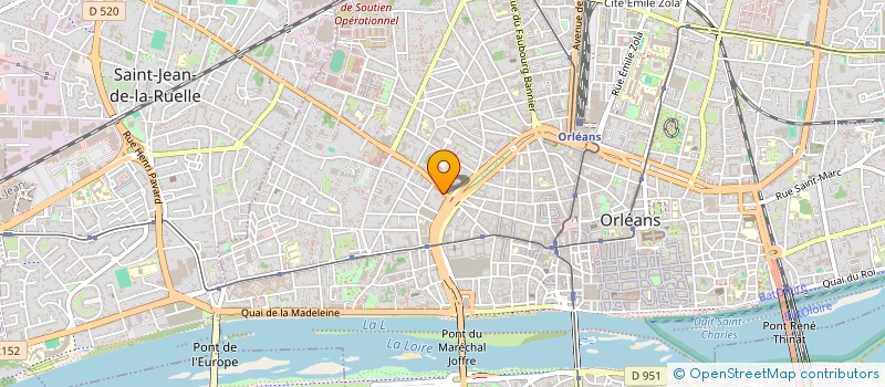 localisation de l'entreprise MONSIEUR MATHIEU BONVARD à ORLEANS