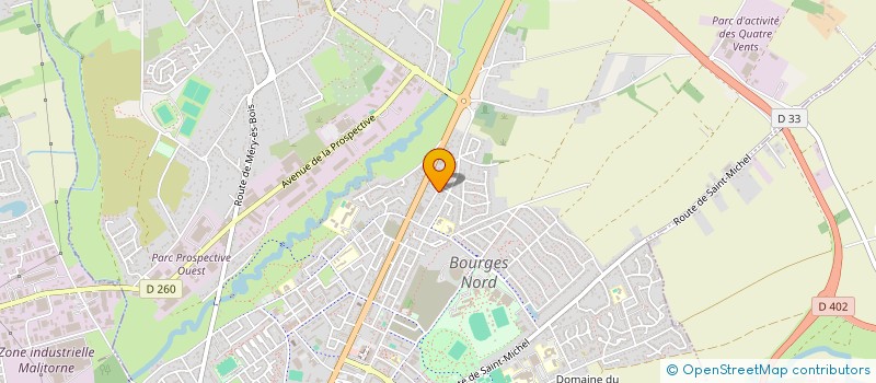 localisation de l'entreprise MONSIEUR MATHIEU BORDINAT  BOURGES