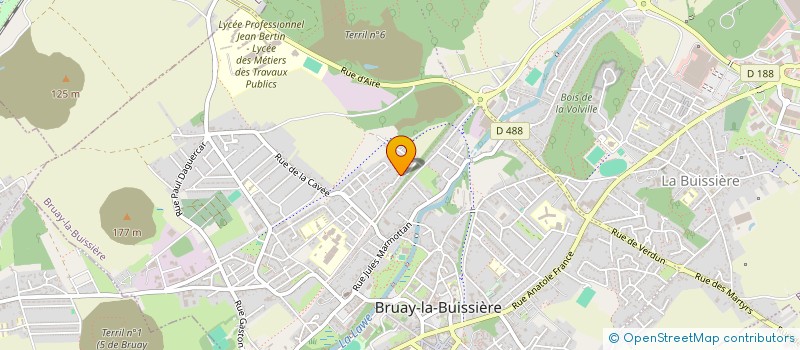 localisation de l'entreprise MONSIEUR MATHIEU BOREL à BRUAY-LA-BUISSIERE