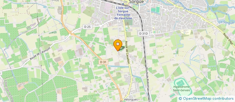 localisation de l'entreprise MONSIEUR MATHIEU BORIE  CHATEAURENARD