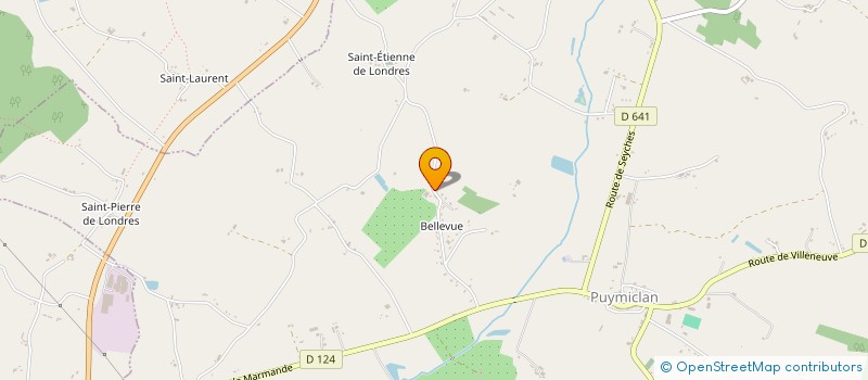 localisation de l'entreprise MONSIEUR MATHIEU BORTOLIN  PUYMICLAN