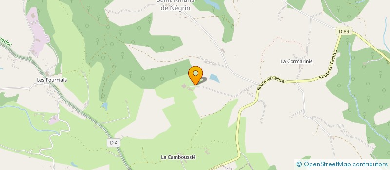 localisation de l'entreprise MONSIEUR MATHIEU BOSC  MONTREDON-LABESSONNIE