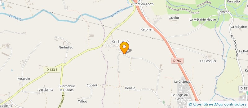 localisation de l'entreprise MONSIEUR MATHIEU BOSSU  LOCMARIA-GRANDCHAMP