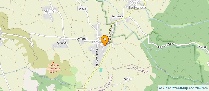 localisation de l'entreprise MONSIEUR MATHIEU BOTTE  LAMONTGIE