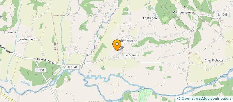 localisation de l'entreprise MONSIEUR MATHIEU BOUALLAM à SAINT-VICTOR