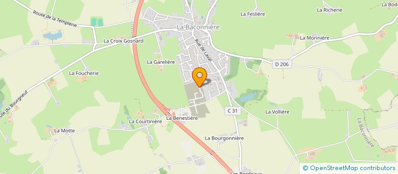 localisation de l'entreprise MONSIEUR MATHIEU BOUAPHOMMA  LA BACONNIERE