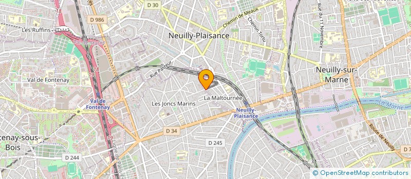 localisation de l'entreprise MONSIEUR MATHIEU BOUC  NEUILLY-PLAISANCE