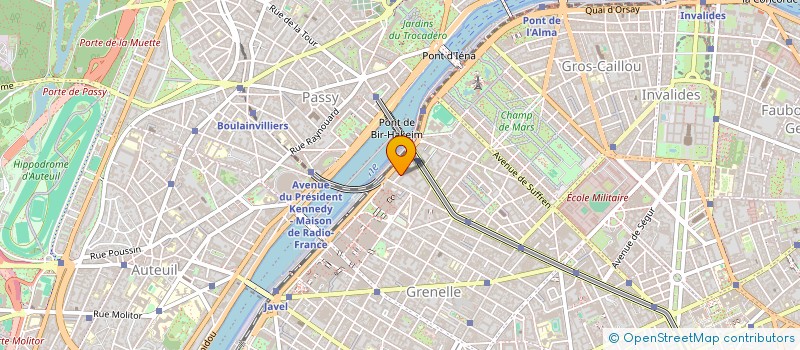 localisation de l'entreprise MONSIEUR MATHIEU BOUCHANT  PARIS