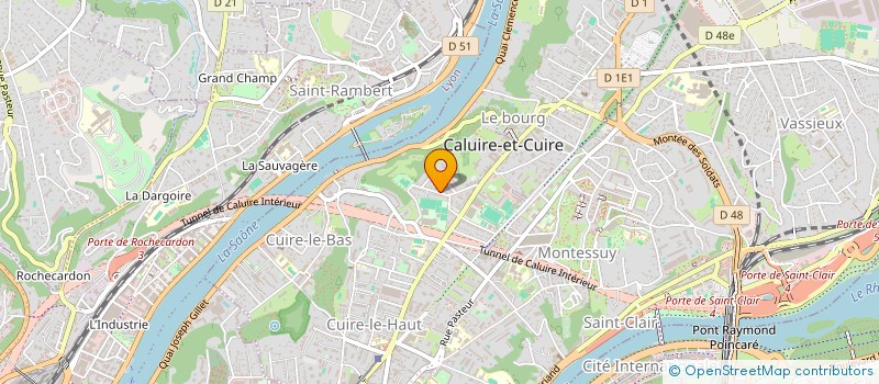 localisation de l'entreprise MONSIEUR MATHIEU BOUCHER  CALUIRE-ET-CUIRE