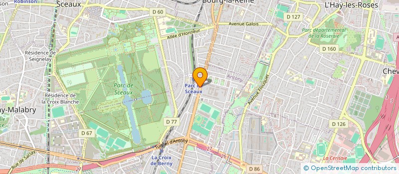 localisation de l'entreprise MONSIEUR MATHIEU BOUDJEMA à ANTONY