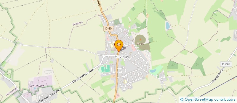 localisation de l'entreprise MONSIEUR MATHIEU BOUGAMONT  HAVELUY