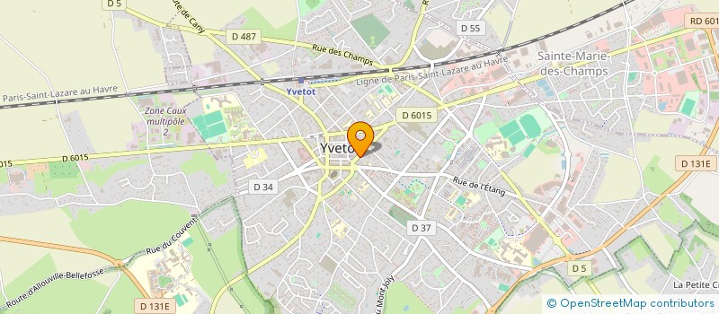 localisation de l'entreprise MONSIEUR MATHIEU BOUHOURD  YVETOT