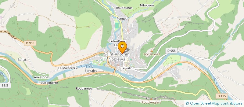 localisation de l'entreprise MONSIEUR MATHIEU BOULANGER  GAILLAC