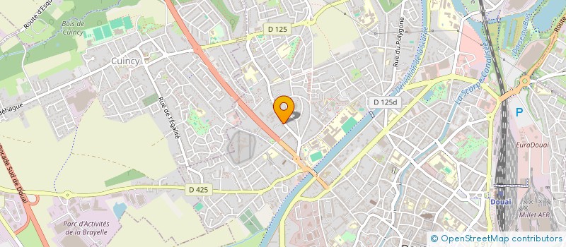 localisation de l'entreprise MONSIEUR MATHIEU BOULET à DOUAI