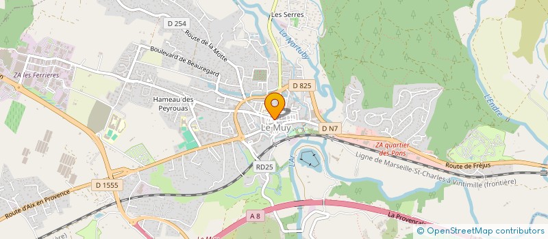 localisation de l'entreprise MONSIEUR MATHIEU BOUNOUA  LA MOTTE