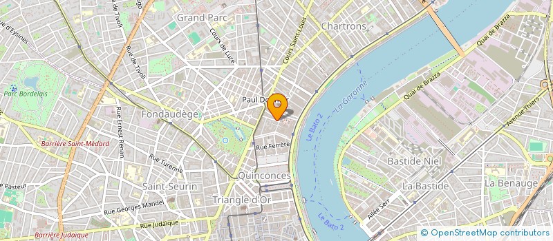 localisation de l'entreprise MONSIEUR MATHIEU BOURDA  BORDEAUX