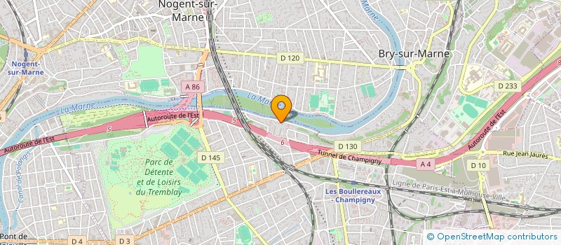localisation de l'entreprise MONSIEUR MATHIEU BOURDEAU à CHAMPIGNY-SUR-MARNE