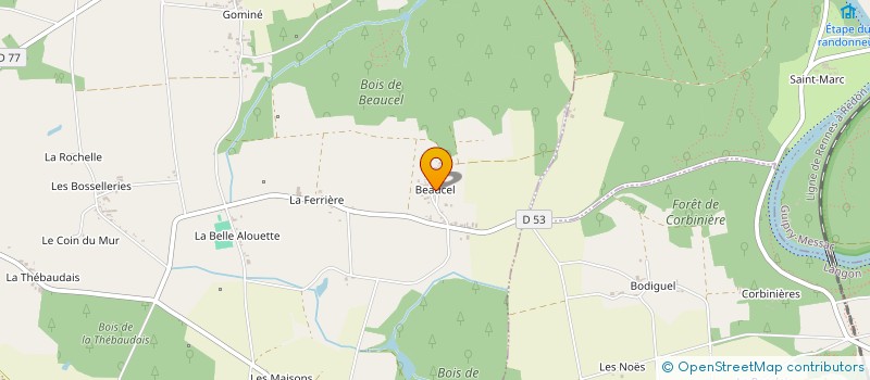 localisation de l'entreprise MONSIEUR MATHIEU BOUREL  SAINT-GANTON