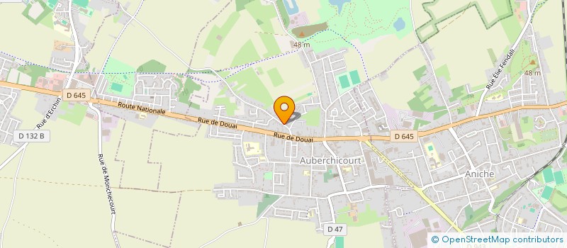 localisation de l'entreprise MONSIEUR MATHIEU BOURFE  AUBERCHICOURT