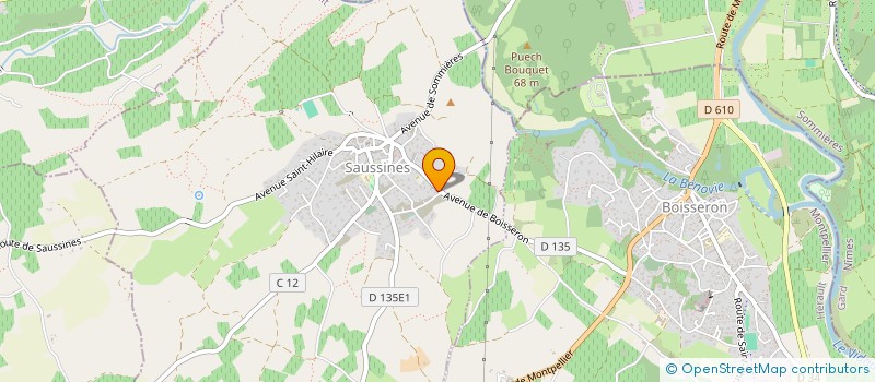 localisation de l'entreprise MONSIEUR MATHIEU BOURGARIT  SAUSSINES