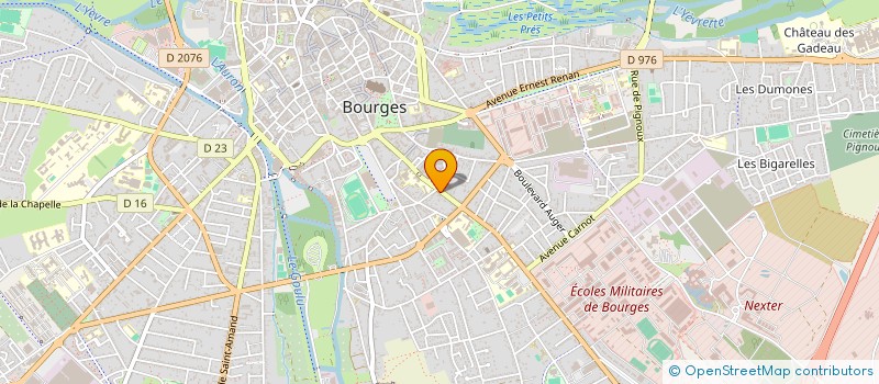 localisation de l'entreprise MONSIEUR MATHIEU BOURZAT  BOURGES