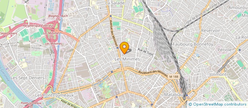localisation de l'entreprise MONSIEUR MATHIEU BOUSQUET à TOULOUSE