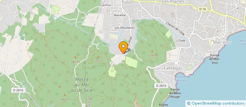 localisation de l'entreprise MONSIEUR MATHIEU BOUVET  LA SEYNE-SUR-MER