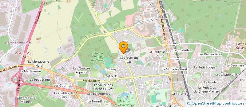 localisation de l'entreprise MONSIEUR MATHIEU BOUYER à SARAN