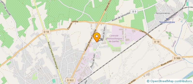 localisation de l'entreprise MONSIEUR MATHIEU BOYER  GAILLAC