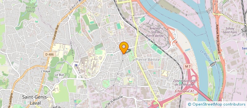 localisation de l'entreprise MONSIEUR MATHIEU BOYER  OULLINS-PIERRE-BENITE