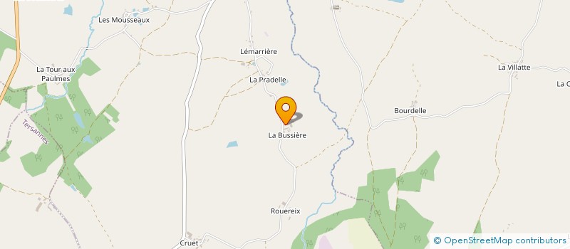 localisation de l'entreprise MONSIEUR MATHIEU BRAC  VERNEUIL-MOUSTIERS