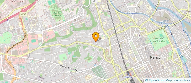 localisation de l'entreprise MONSIEUR MATHIEU BRACHET  NANCY