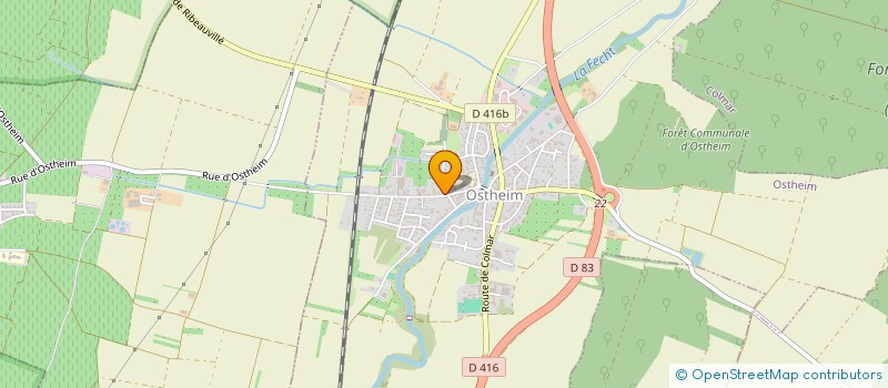 localisation de l'entreprise MONSIEUR MATHIEU BRAESCH  OSTHEIM