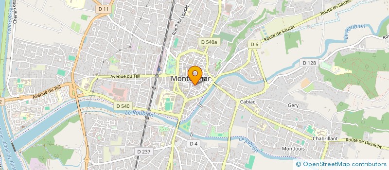 localisation de l'entreprise MONSIEUR MATHIEU BRAU  MONTELIMAR